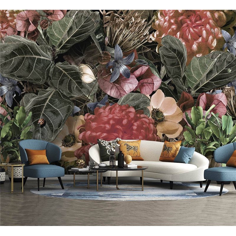 Фотообои флизелиновые - цветы - 200 x 270см - Фотообои в коридор и гостинную