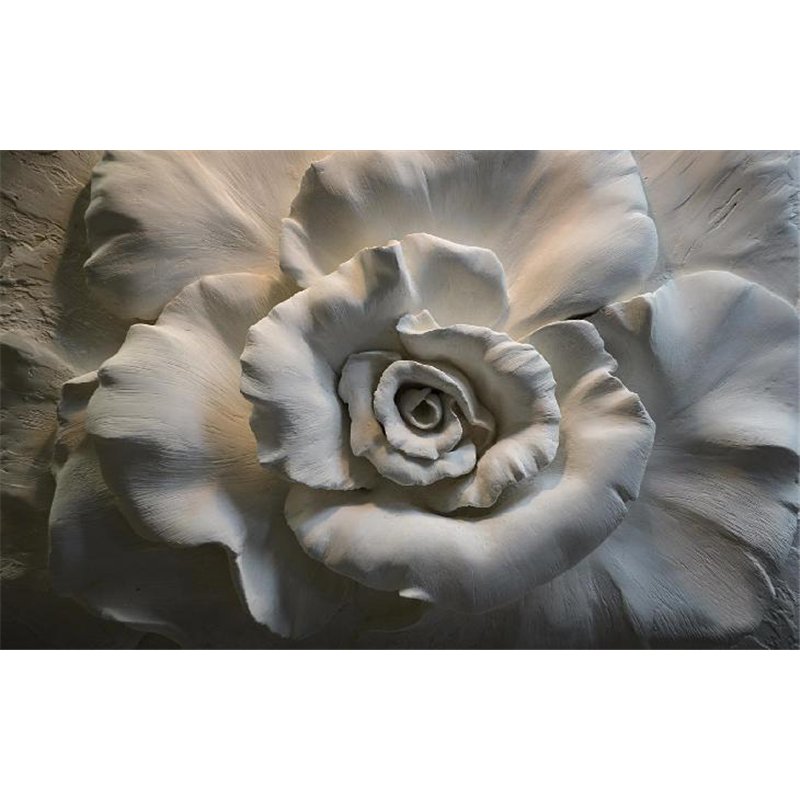 Декоративный бутон розы - 3D фотообои|3D цветы
