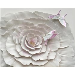 Бесконечные лепестки - 3D фотообои|3D цветы