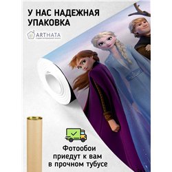 Фотообои детские флизелиновые - Эльза - 300 x 270 - Фотообои для девочки или мальчика герои мультика, природа, пейзаж, эльза, Ди
