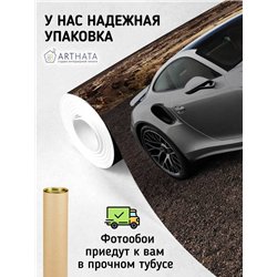 Фотообои детские флизелиновые - спортивная машина - 300 x 270 - Обои винил на флизелине моющиеся для девочки или мальчика.