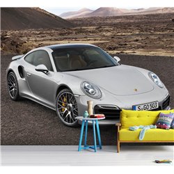 Фотообои детские флизелиновые - спортивная машина - 300 x 270 - Обои винил на флизелине моющиеся для девочки или мальчика.
