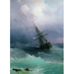 Буря 1868 - Модульная картины, Репродукции, Декоративные панно, Декор стен
