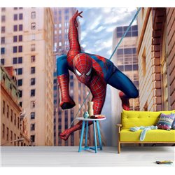 Фотообои детские флизелиновые - человек паук Marvel - 300 x 270 - Обои винил на флизелине моющиеся для девочки или мальчика.