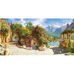 Улочка к морю - Фотообои Фрески