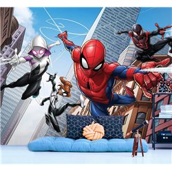 Фото-обои детские флизелиновые - человек паук Marvel spider man - 300 x 270 - Обои винил на флизелине моющиеся для девочки, маль