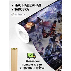 Фотообои детские - трансформеры бамблби - 400 x 270 - В детскую комнату автомобили, фэнтэзи, желтая машина, Кибертрон. Моющиеся
