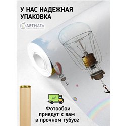 Фотообои 3d на стену - тропические цветы - 300x270. Обои для кухни и гостинной с виниловым покрытием
