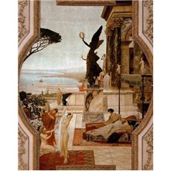 Театр в Таормине (фреска) - Модульная картины, Репродукции, Декоративные панно, Декор стен
