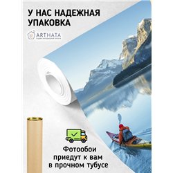 Фотообои горное озеро для коридора метровые 300х270