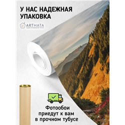 Фотообои холмы в лучах солнца в спальню влагостойкие 200х270