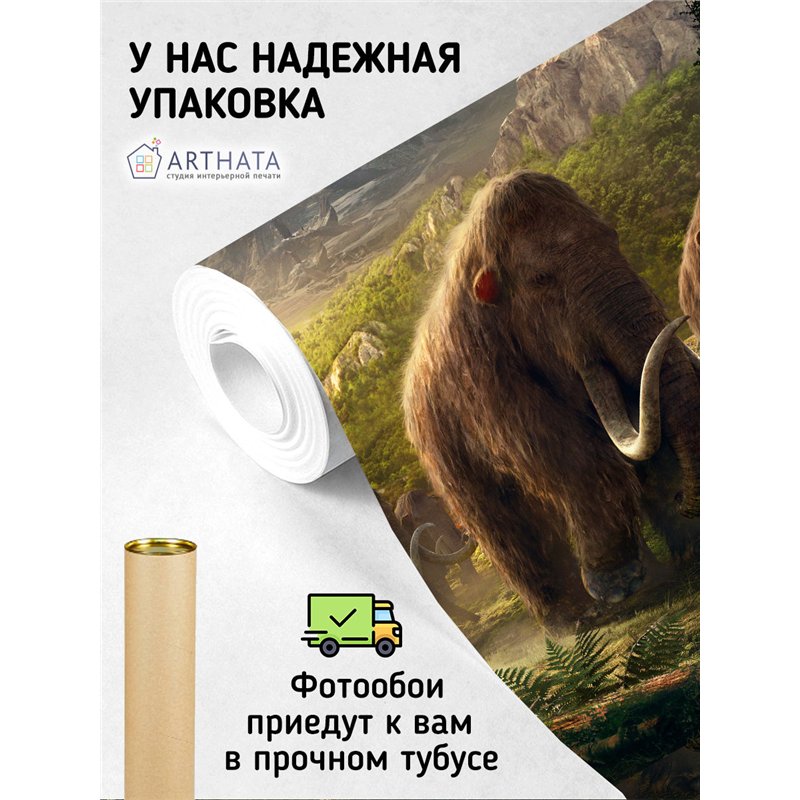 Фотообои пейзаж с горной долиной на кухню 500х270