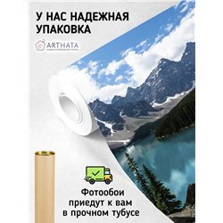 Фотообои горная река флизелиновые для зала метровые 200х270
