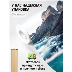 Фотообои пороги горной реки в спальню 300х270