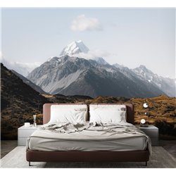 Фотообои гора и долина с дорогой в зал флизелиновые 400х270