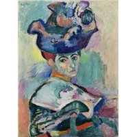 Портреты картины репродукции на заказ - Женщина в шляпе