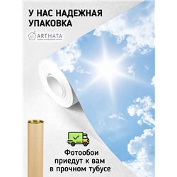 Фотообои голубое небо с облаками на кухню метровые 200х270