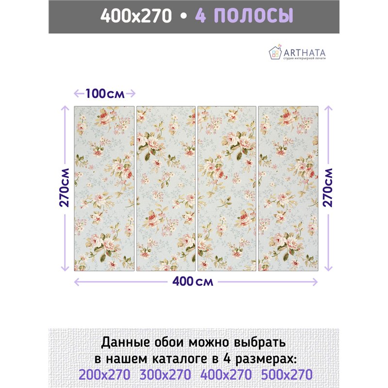 Фотообои цветы на голубом фоне для спальни метровые 400х270