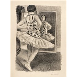 Танцовщица перед зеркалом - Модульная картины, Репродукции, Декоративные панно, Декор стен