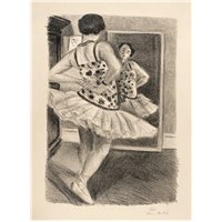 Портреты картины репродукции на заказ - Танцовщица перед зеркалом