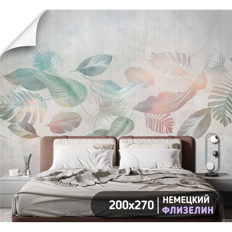 Фотообои тропические растения для кухни метровые 200х270