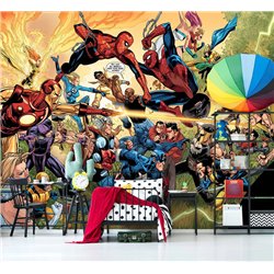 Фотообои на стену детские Marvel герои комиксов 200x270