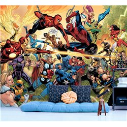 Фотообои на стену детские Marvel герои комиксов 200x270