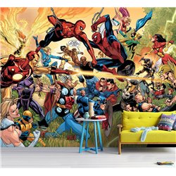Фотообои на стену детские Marvel герои комиксов 200x270
