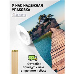 Фотообои мост через залив моющиеся для кухни 200х270