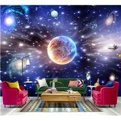 Фотообои космические тела в спальню моющиеся 400х270