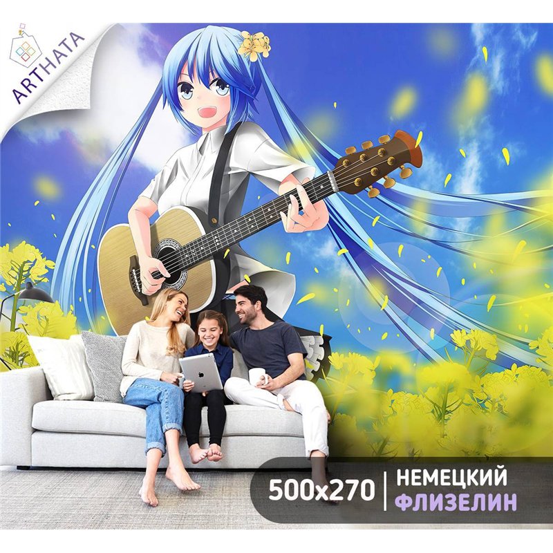 Фотообои в детскую Героиня Аниме и Манга 500x270