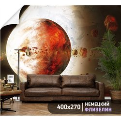 Фотообои космический спутник в коридор 400х270