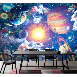 Фотообои пейзажи космоса 3d для зала 400х270