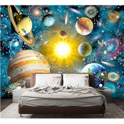 Фотообои космическая карта для коридора 500х270