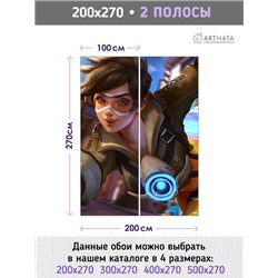 Фотообои на стену детские покемон Пикачу 200x270