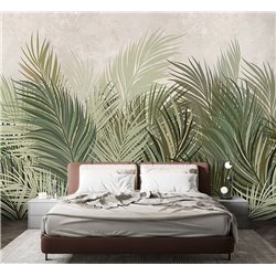 Фотообои листья папоротника для кухни 400х270