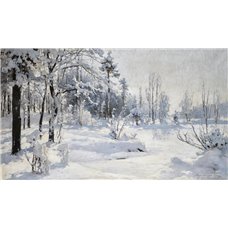 Картина на холсте по фото Модульные картины Печать портретов на холсте Шильдер Андрей «Зимний пейзаж»