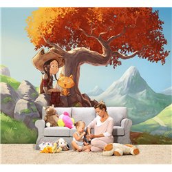 Фотообои в детску аниме мультфильмов девочка 500x270