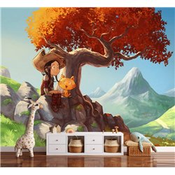 Фотообои в детску аниме мультфильмов девочка 500x270