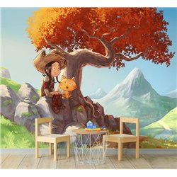 Фотообои в детску аниме мультфильмов девочка 500x270