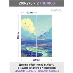 Фотообои на стену детские природа 200x270