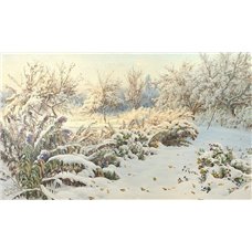 Картина на холсте по фото Модульные картины Печать портретов на холсте Сергеев Николай «Первый снег»