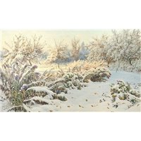 Портреты картины репродукции на заказ - Сергеев Николай «Первый снег»