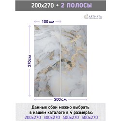 Фотообои серый мрамор с разводами на кухню 200х270