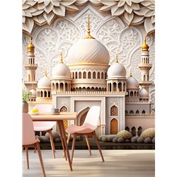 Фотообои 3D 200х270 Восточная мечеть, флизелиновые обои