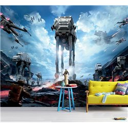 Фотообои детские флизелиновые фон Звездные войны 300x270
