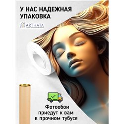 Фото обои 3Д Богиня красоты и барельеф 400х270