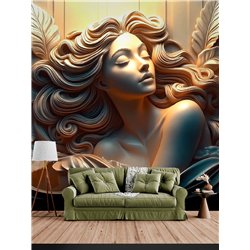 Фотообои 3D Барельеф Богиня флизелиновые 200х270