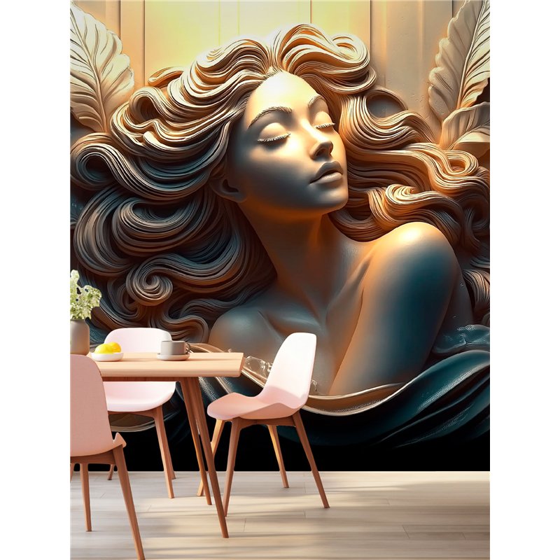Фотообои 3D Барельеф Богиня флизелиновые 200х270