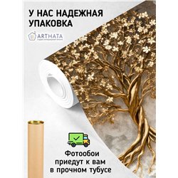 Фотообои 3D Древо жизни с цветами жасмина 200х270